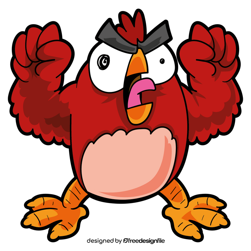 Angry birds cartoon clipart