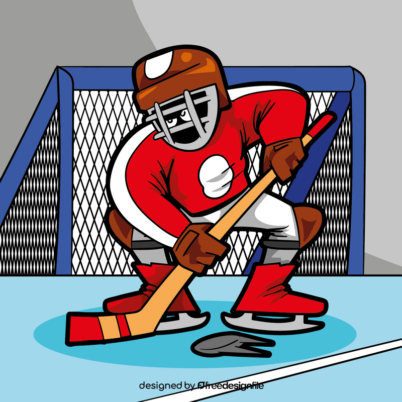 Hockey cartoon vector
