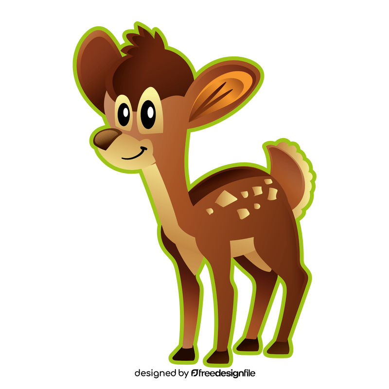 Bambi cartoon clipart