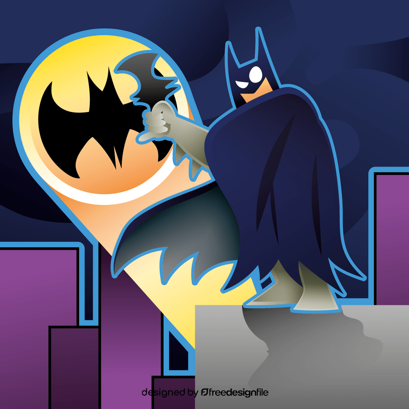 Batman cartoon vector