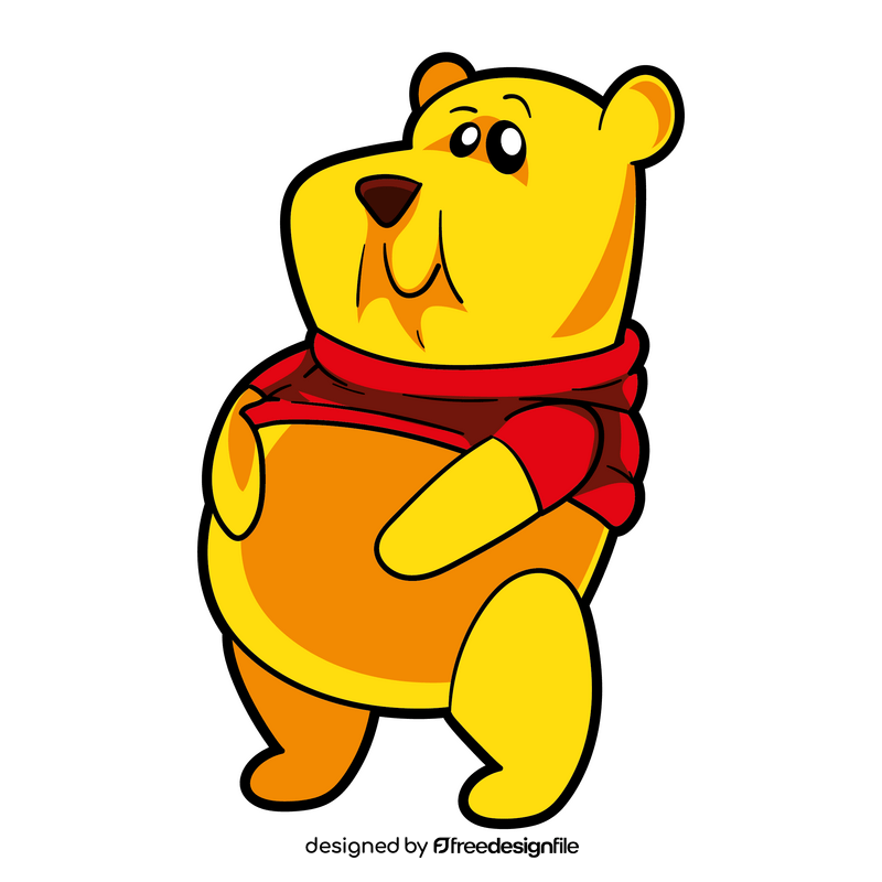 Winnie the Pooh cartoon clipart