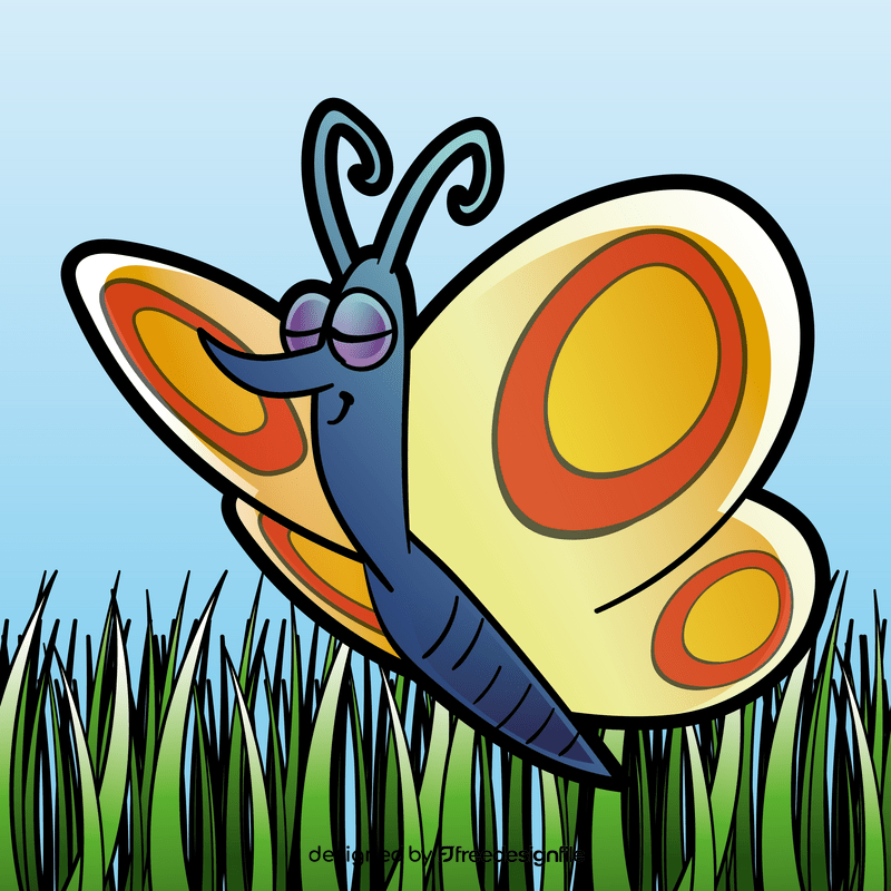 Butterfly cartoon vector