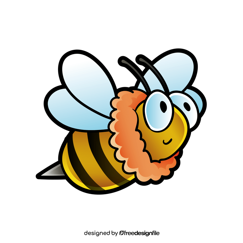 Bee cartoon clipart