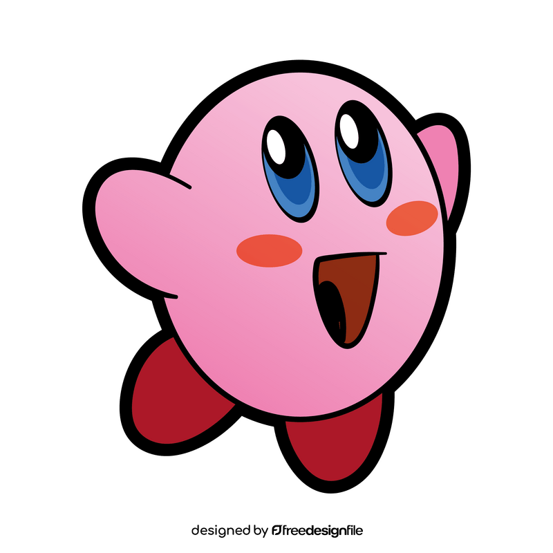Kirby cartoon clipart