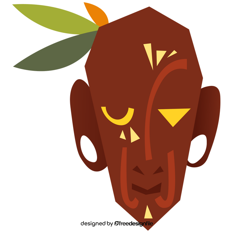 African mask clipart
