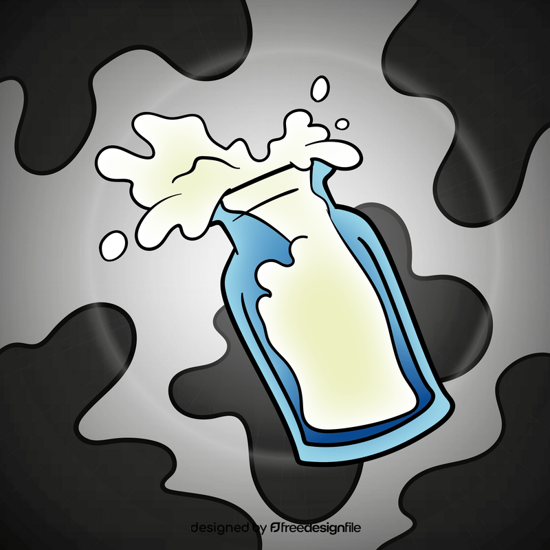 Milk cartoon vector