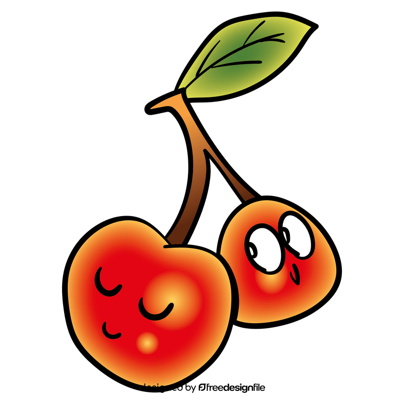 Cherry cartoon clipart