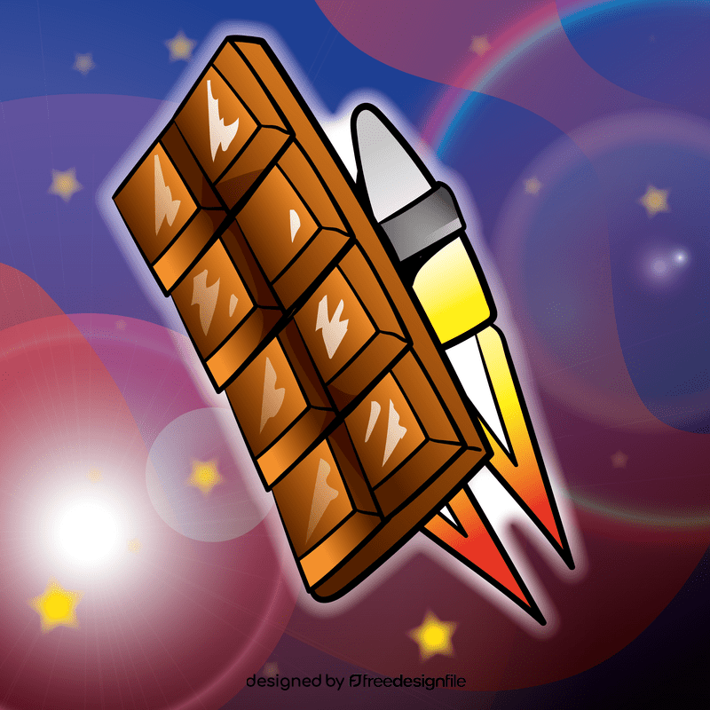 Chocolate cartoon vector