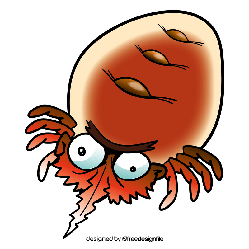 Tick insect cartoon clipart