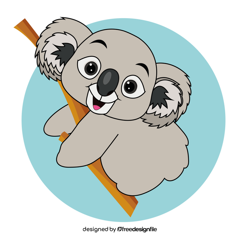 Cartoon koala vector