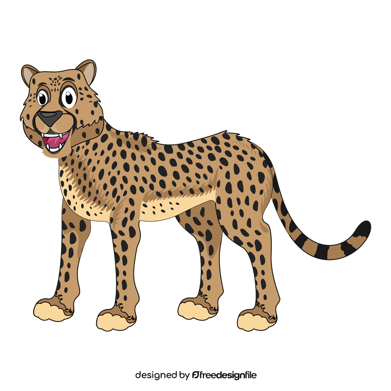 Cartoon leopard clipart free download