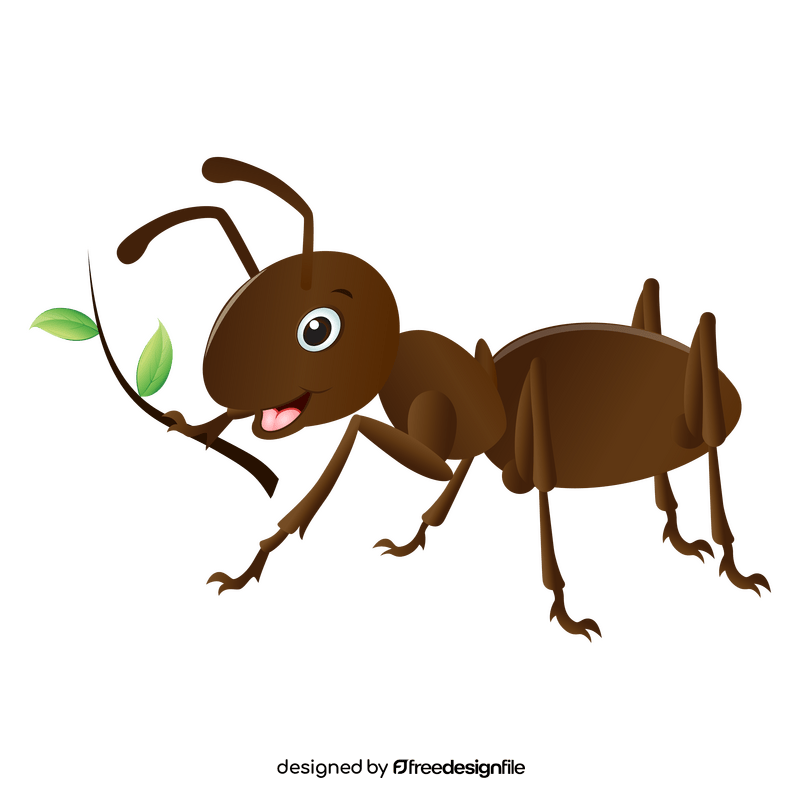 Cartoon ant clipart