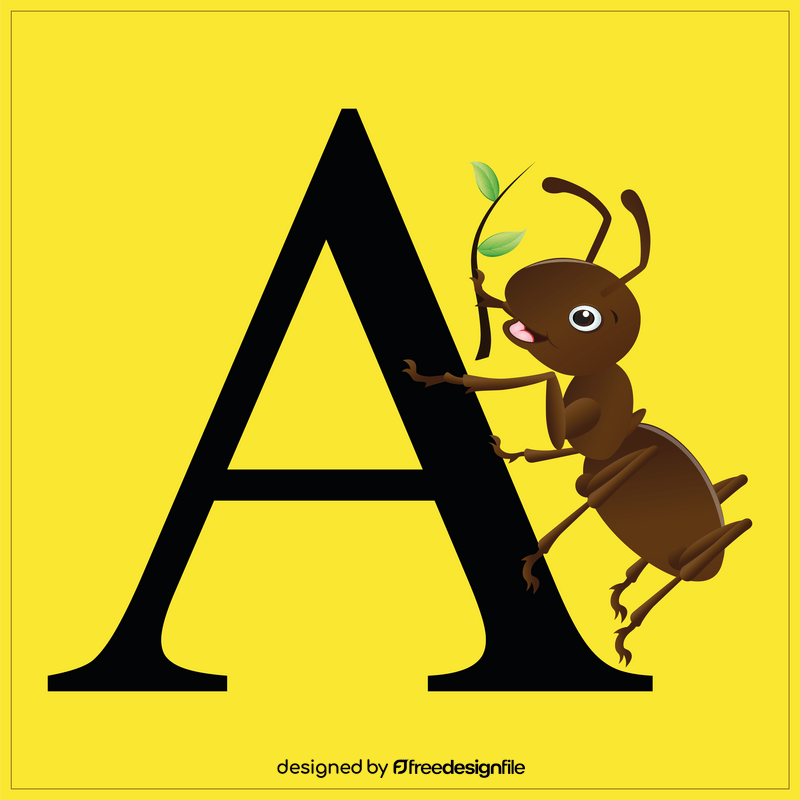 Cartoon ant vector