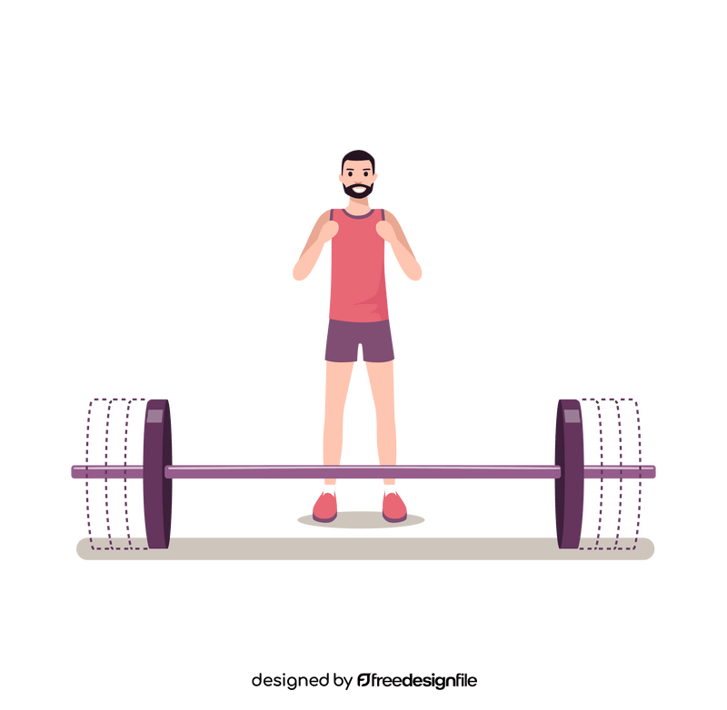 Weightlifting clipart