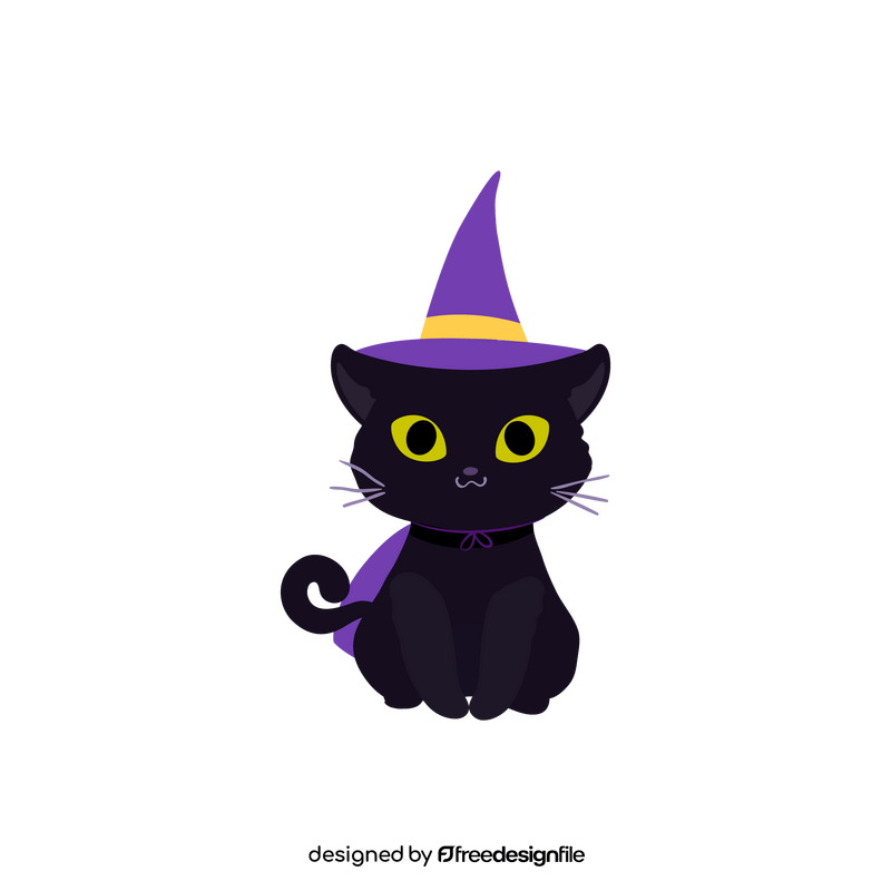 Halloween cat clipart