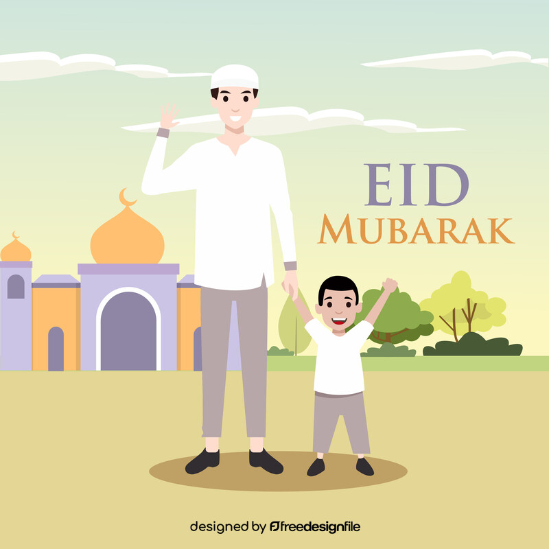 Eid Mubarak vector