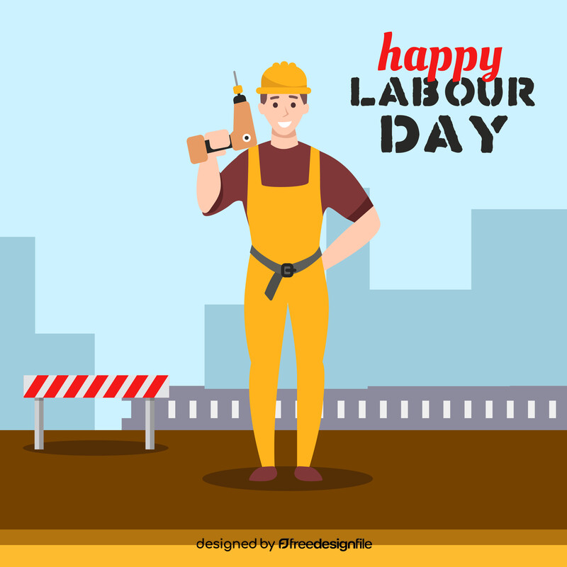 Happy Labor day vector