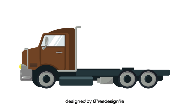 Semi truck clipart