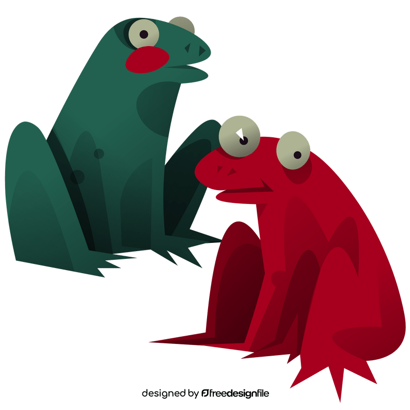 Madagascar frogs clipart