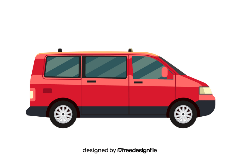 Minivan clipart