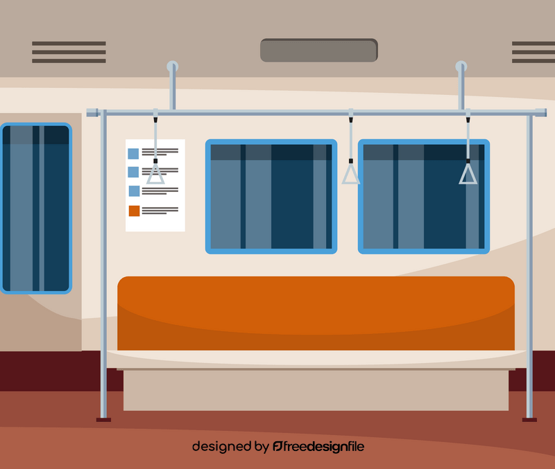 Subway cabin vector