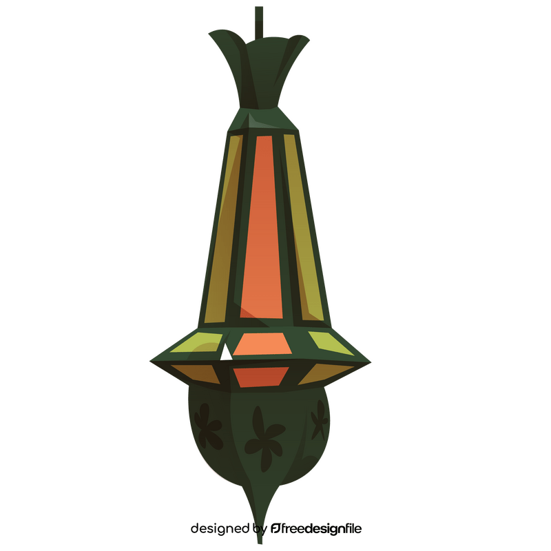 Moroccan lamp clipart
