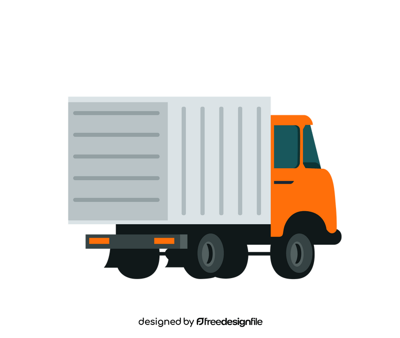 Delivery truck clipart
