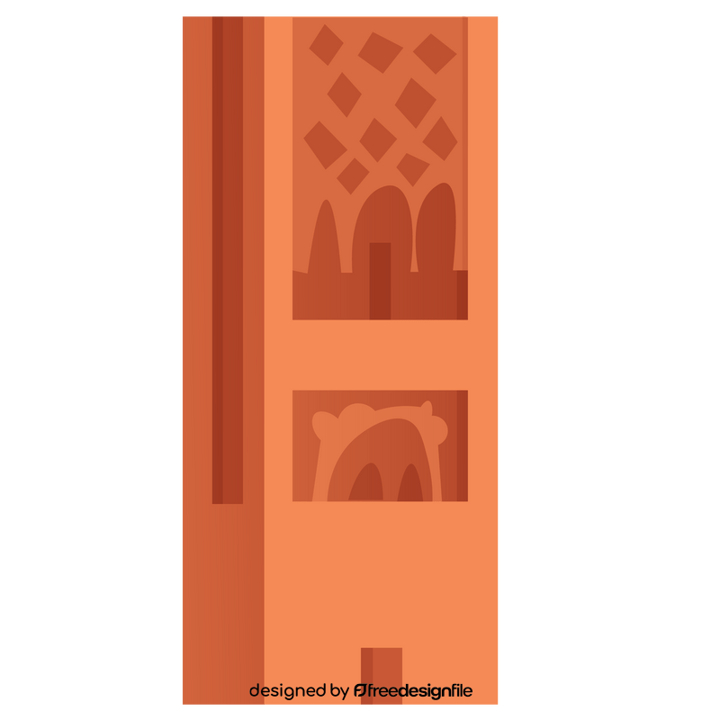 Kutubiyya Mosque minaret clipart