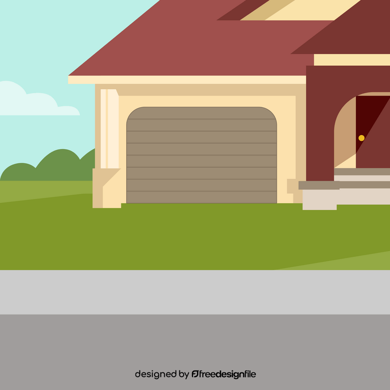 House garage vector