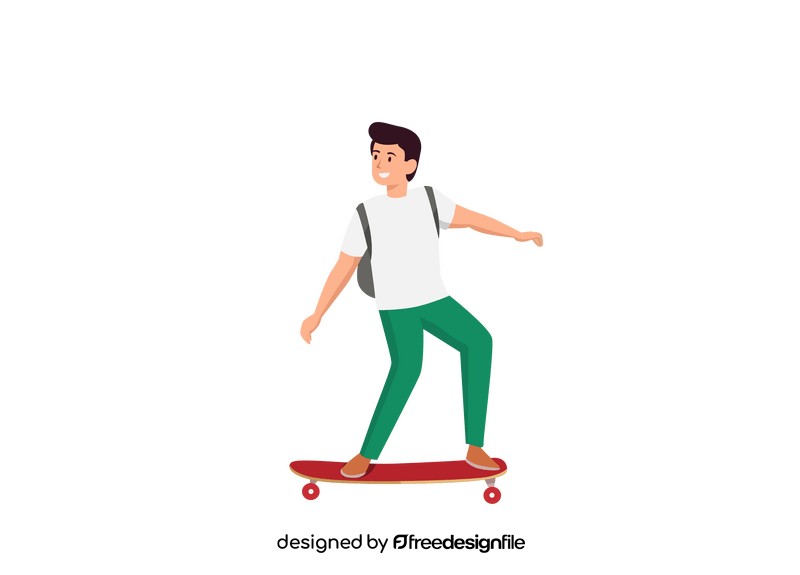 Skateboard clipart