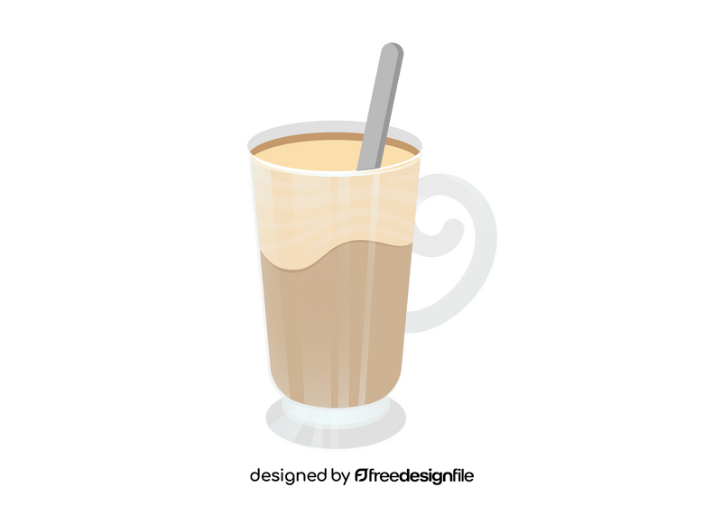 Coffee latte clipart