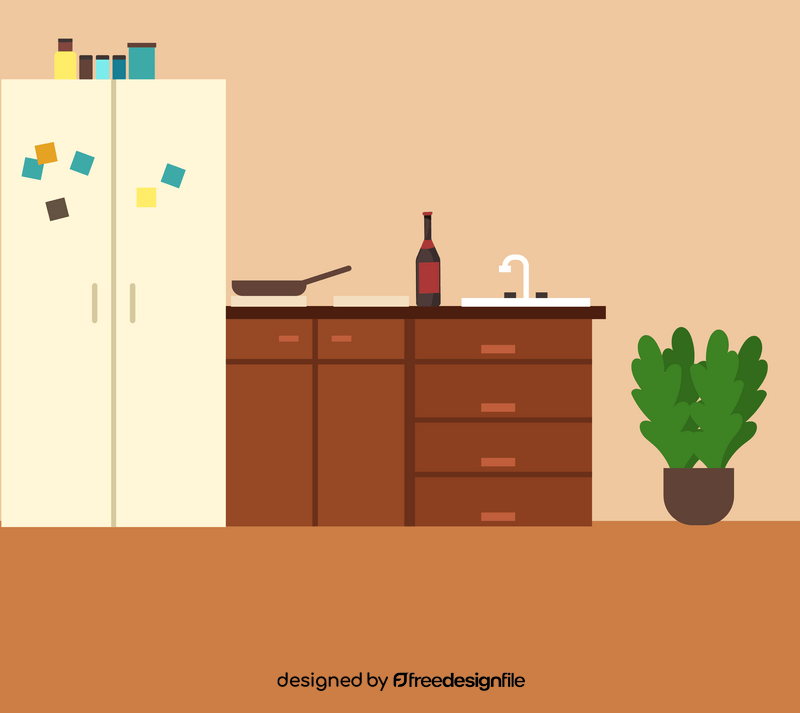 Kitchen vector