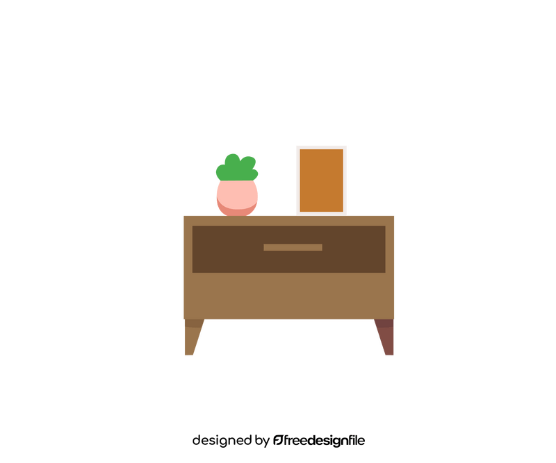 Side table clipart