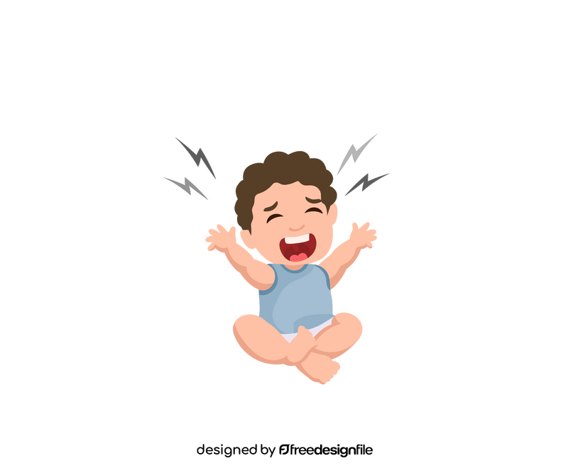 Cry baby clipart