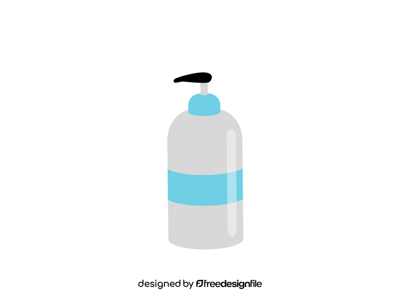 Sanitizer bottle clipart