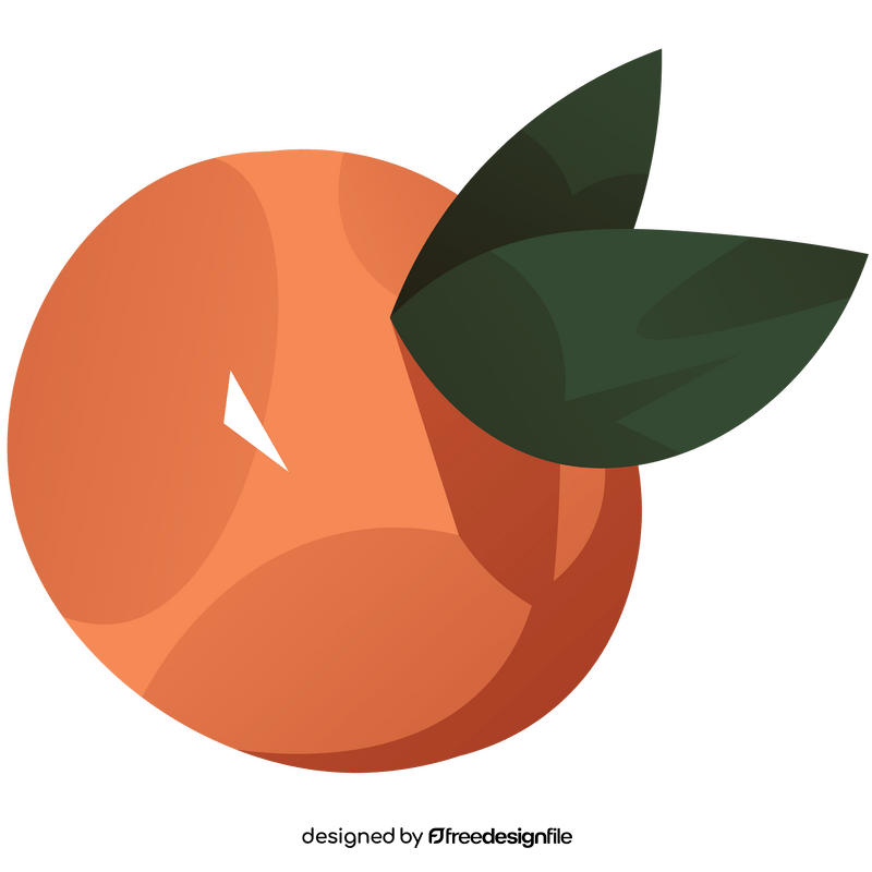 Mandarin fruit clipart
