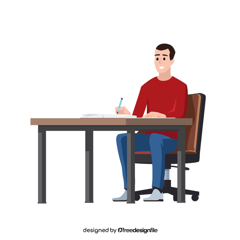 Man working clipart