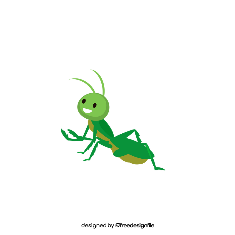 Cricket insect clipart