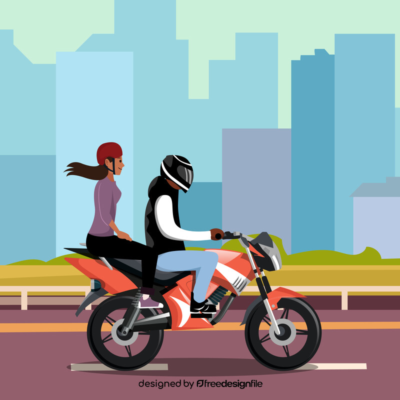 Motorcycle illustration vector