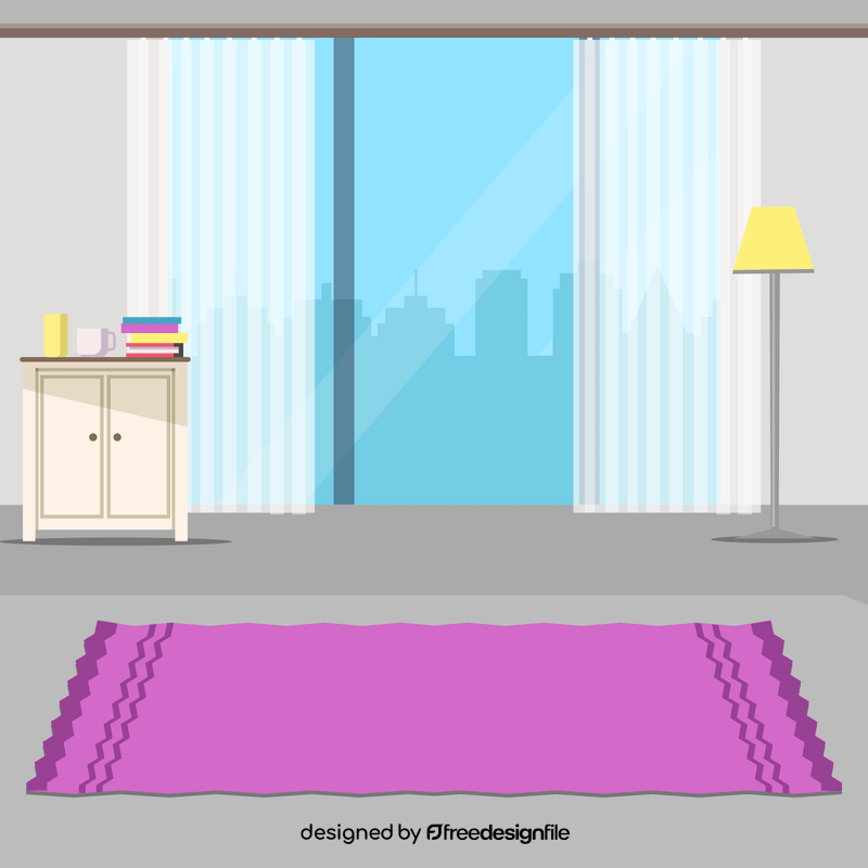 Apartment room illustration vector