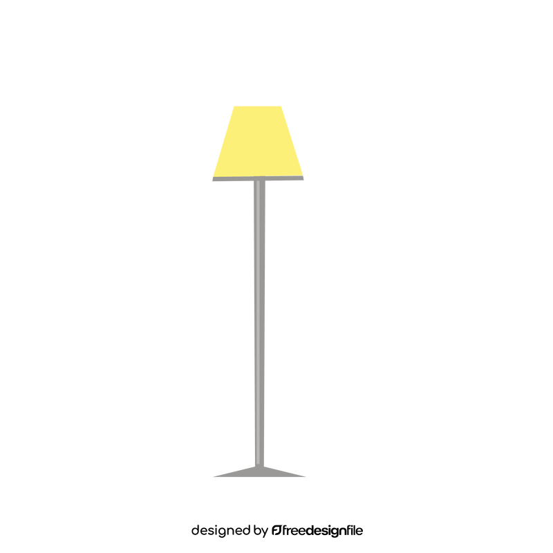 Stand lamp clipart