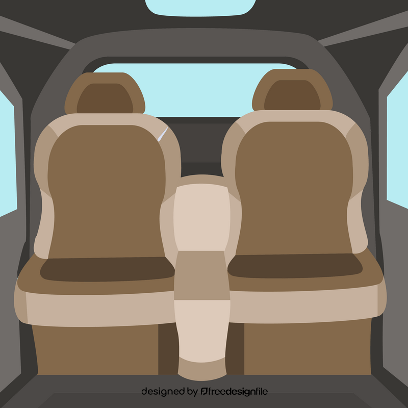 Car seat illustration vector