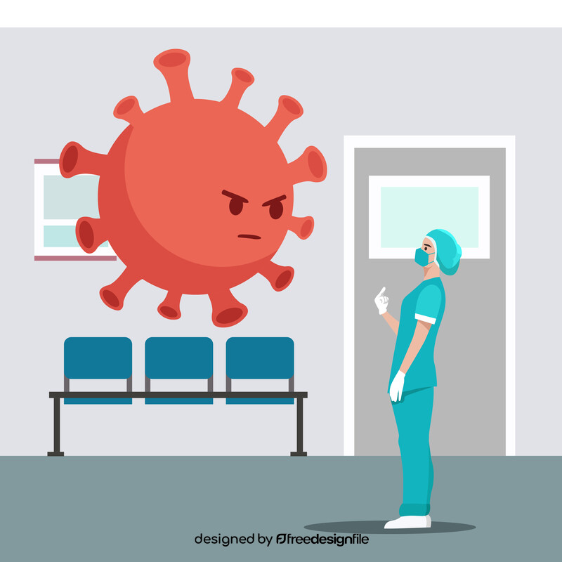 Fight and stop coronavirus illustration vector