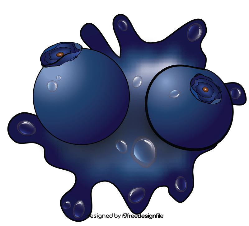 Blueberry clipart