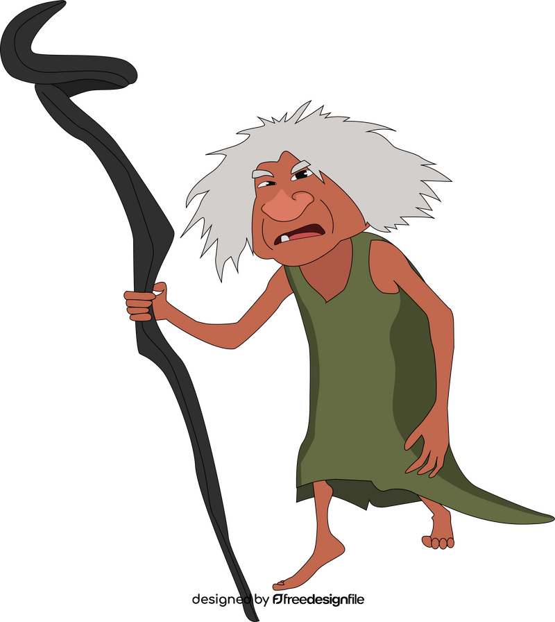 Gran The Croods cartoon drawing clipart