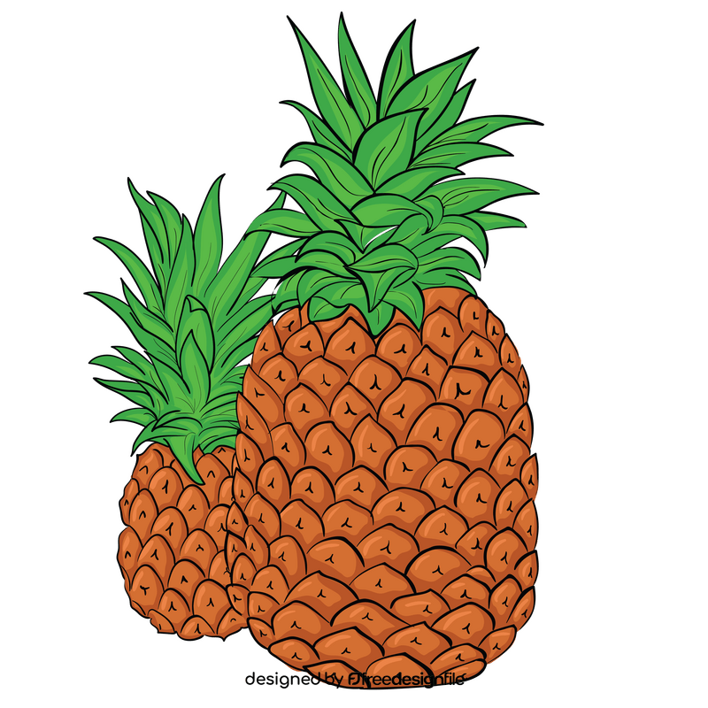 Free pineapple clipart