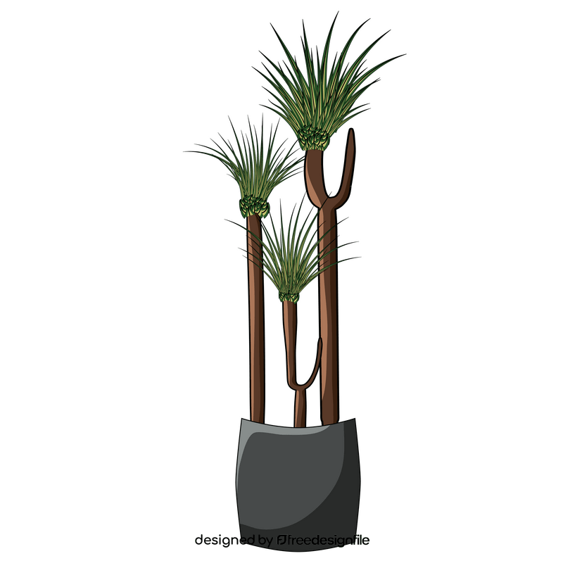 Potted plant clipart