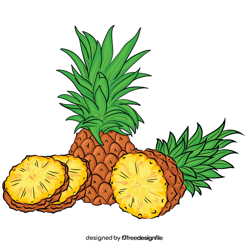 Pineapples clipart
