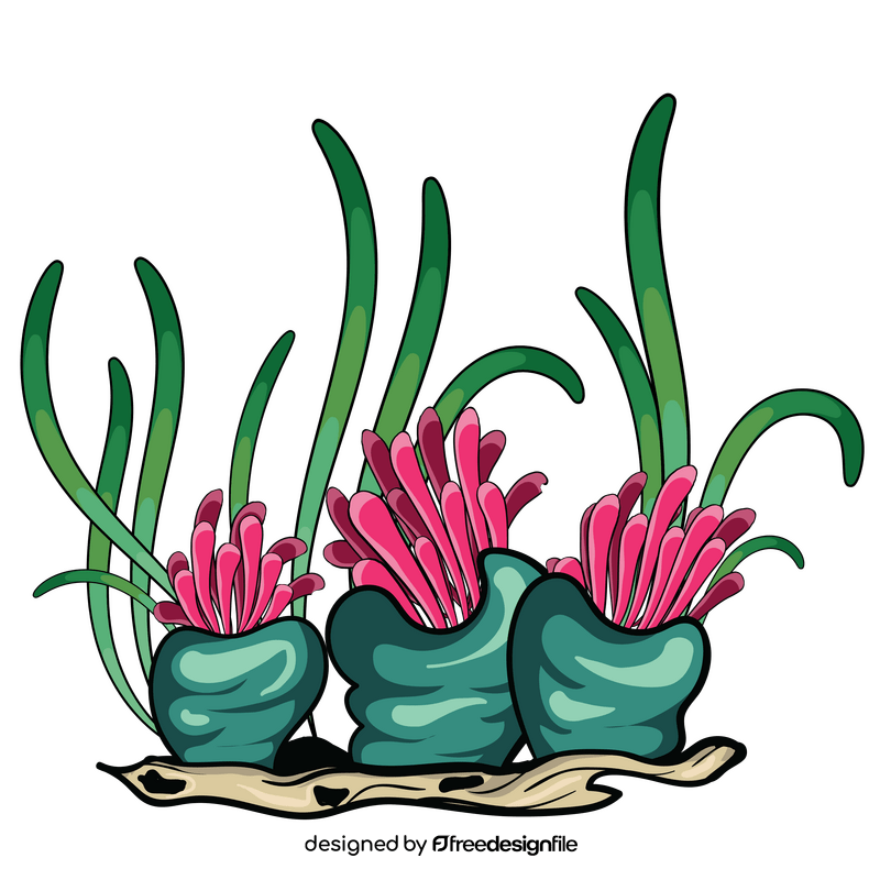 Underwater plant clipart