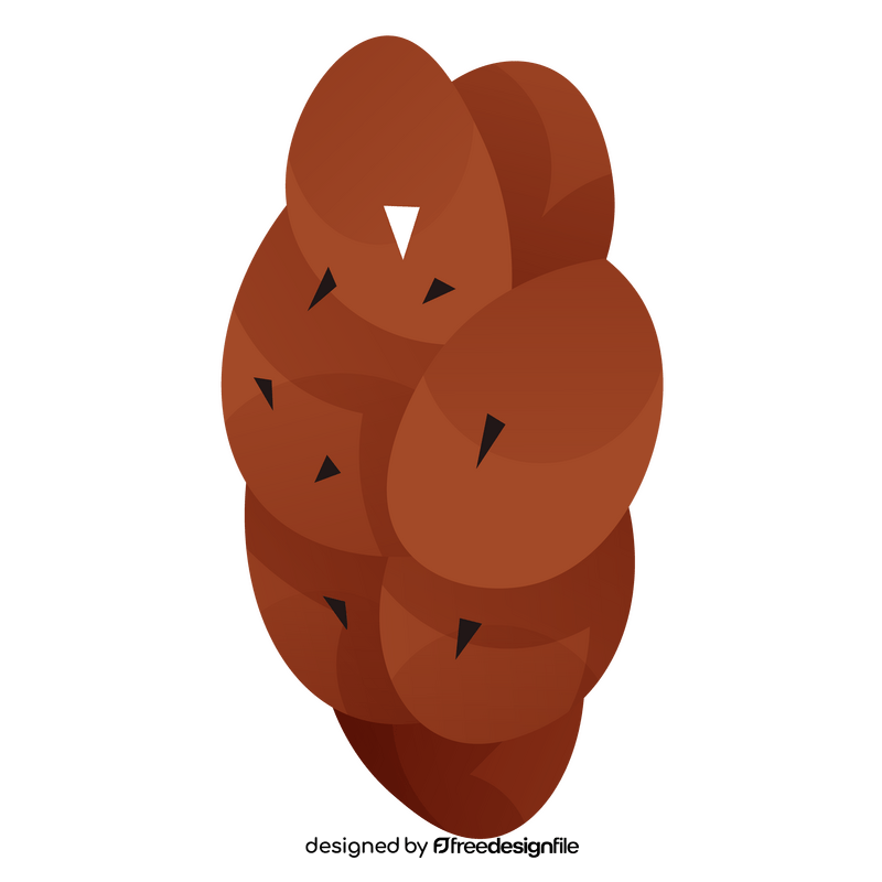 Bread pigtail clipart